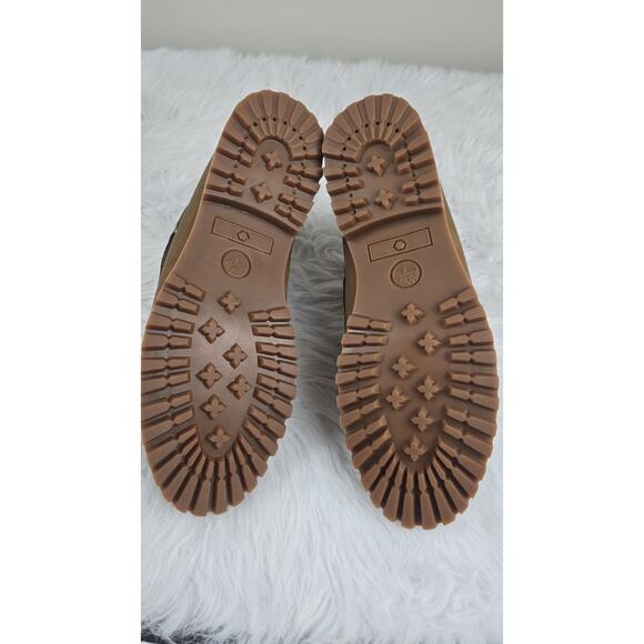 Timberland Oakwell Brown Leather Moc Toe Mid Lace Up Boots Men's Size 11 M - Picture 10 of 11